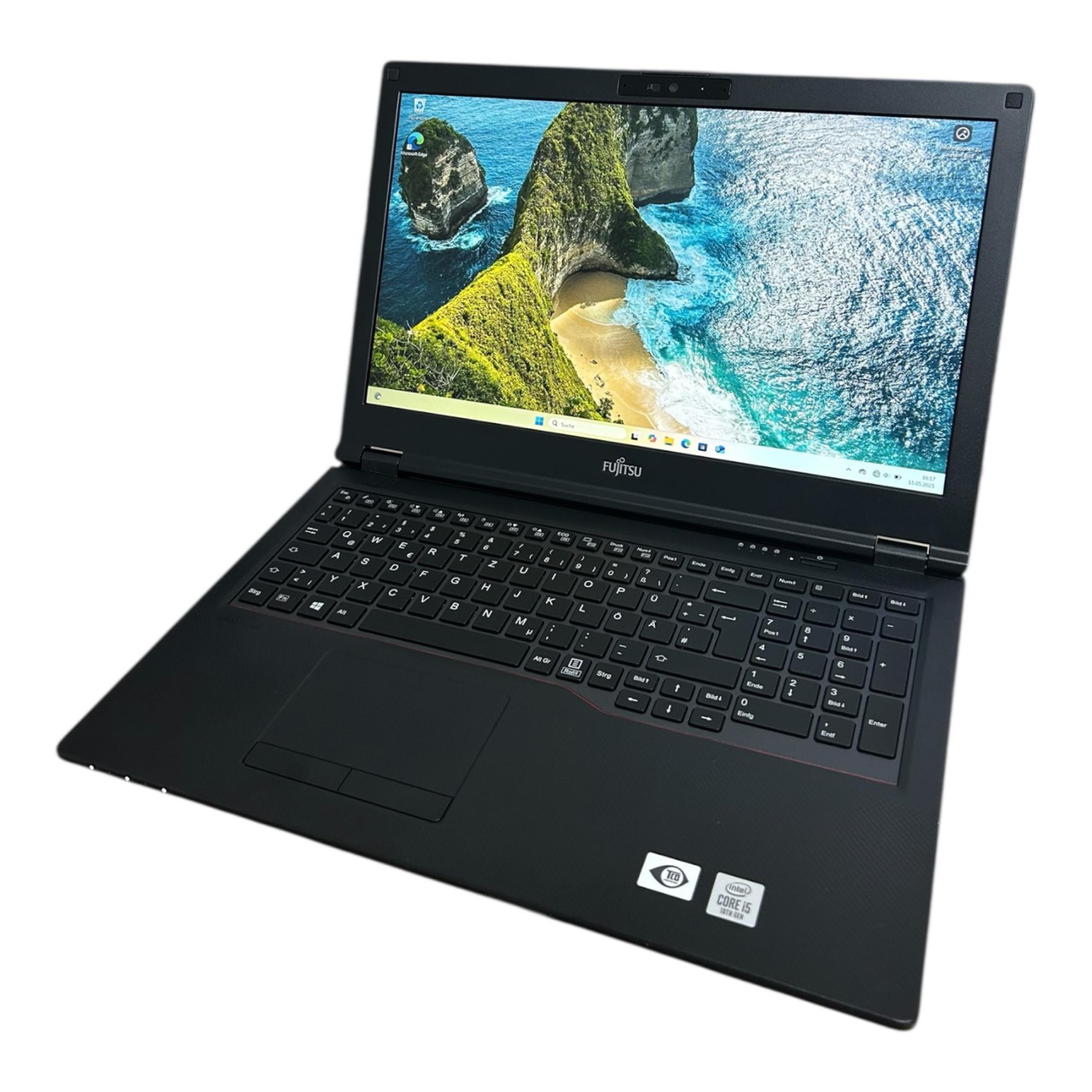 Fujitsu Lifebook E5510 Core i5 10210U Full-HD 16GB 512GB M.2 nVME SSD Webcam