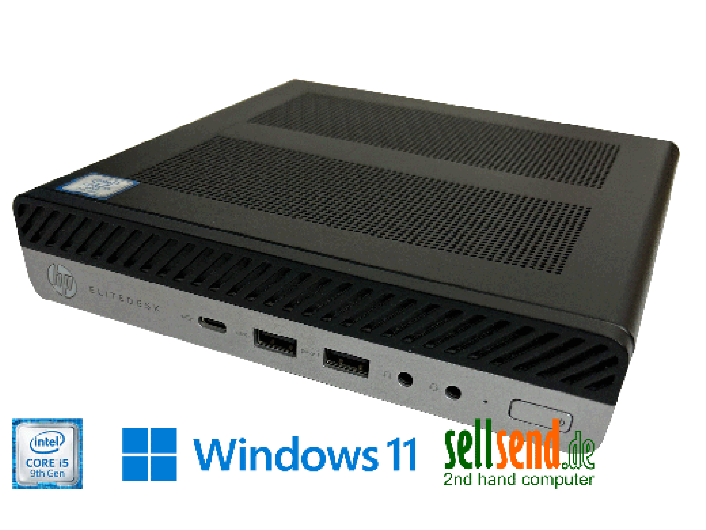 HP EliteDesk 800 G5 65W Mini PC Intel Core i5-9500 Hexa-Core 6 x 3.0GHz, 16GB RAM, 256GB SSD M.2, WIN 11 Pro