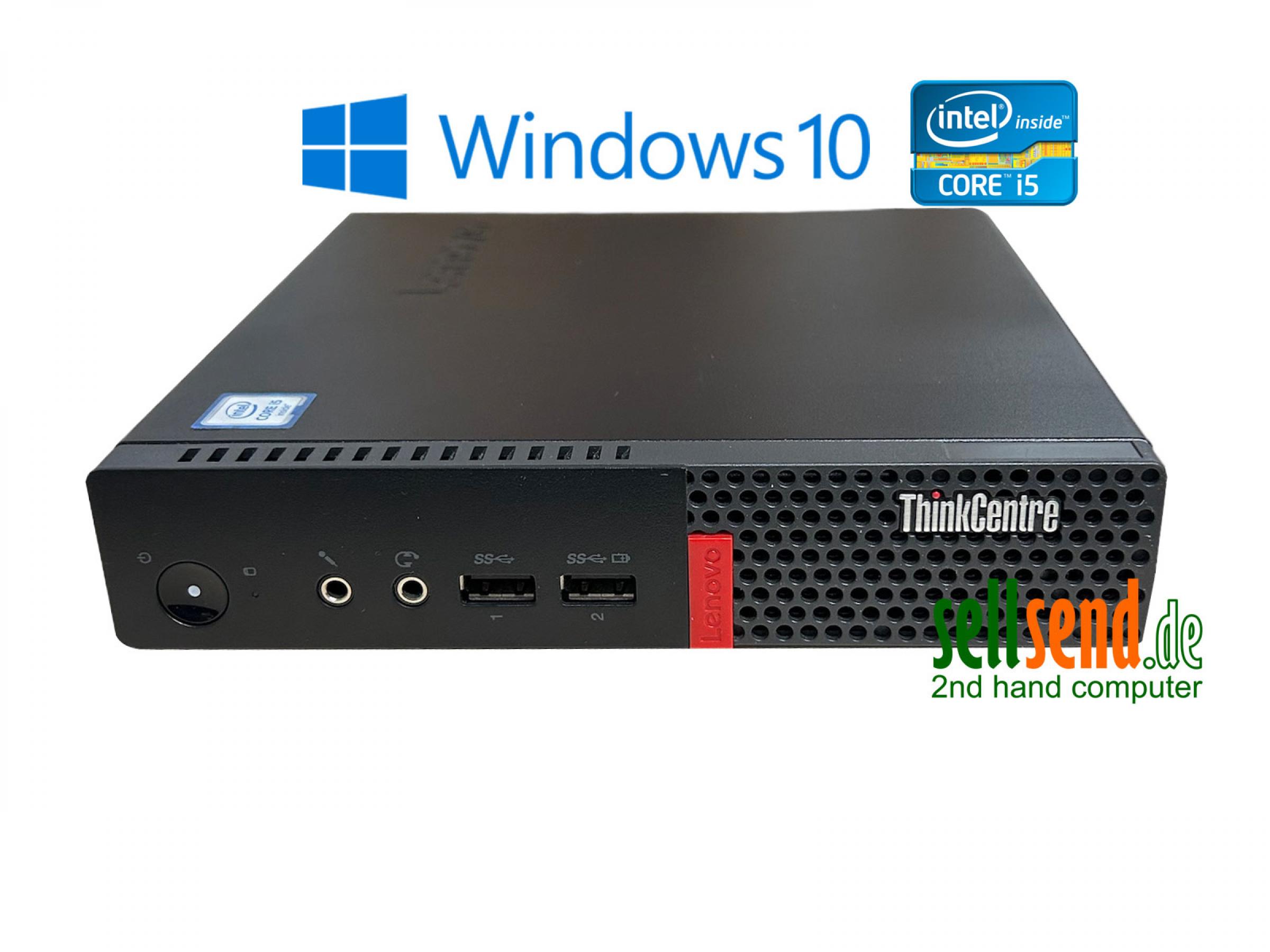 Lenovo ThinkCentre M710q Tiny i5-6400T 4x2,2GHz 8GB PC4 128GB Mini PC Win10